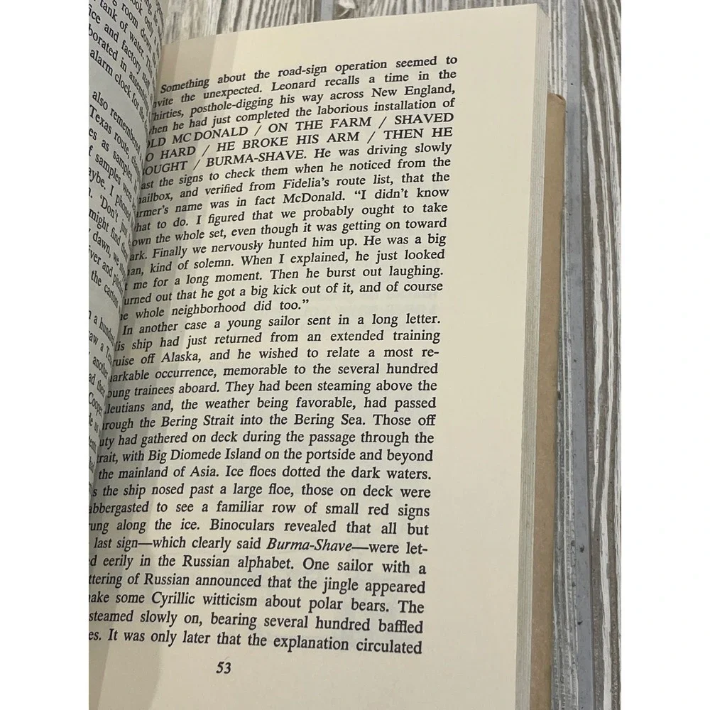 The Verse by the Side of the Road Burma-Shave Signs Jingles Frank Rowsome Jr